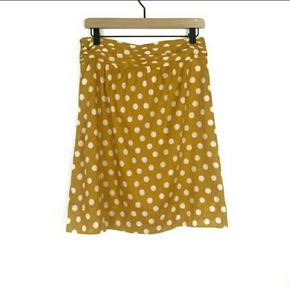 Tory Burch Nellie polka dot a line skirt